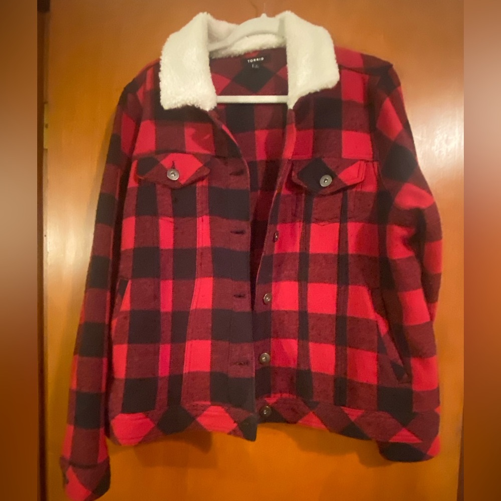 Torrid Plaid Jacket size 2